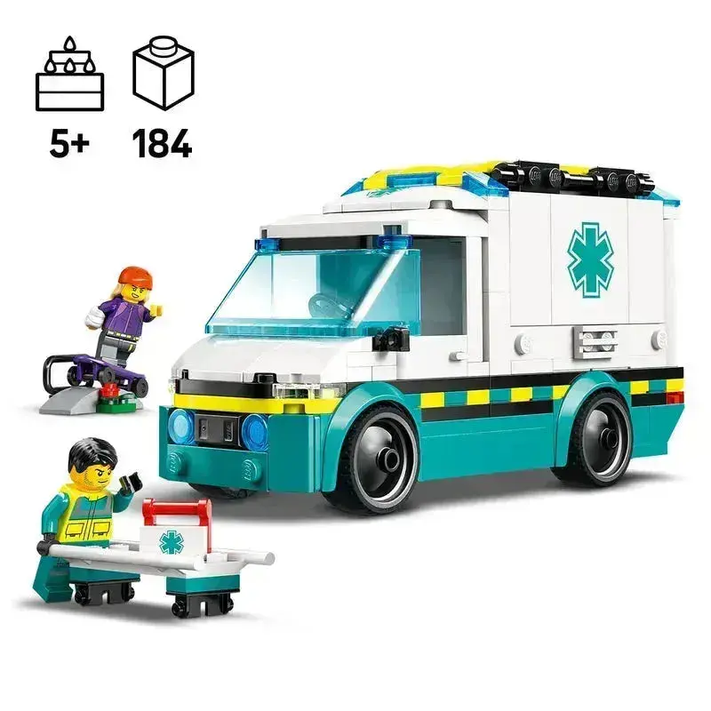 Lego Ambulance Met Broeders 60451 City 2