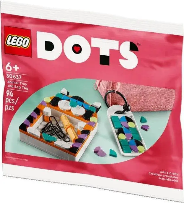Lego Animal Tray And Bag Tag 30637 Dots 1