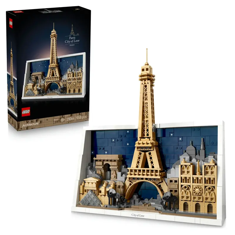 Lego Architecture Parijs – Stad Van De Liefde Bouwpakket Voor Volwassenen En Woondecoratie 21064 1