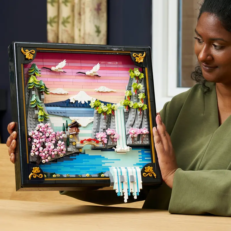 Lego® Art Landschap Met Japanse Kersenbloesems - Fraaie Wanddecoratie - 31218 2