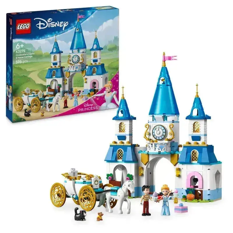 Lego Assepoesters Kasteel En Paardenkoets 43275 Disney 1
