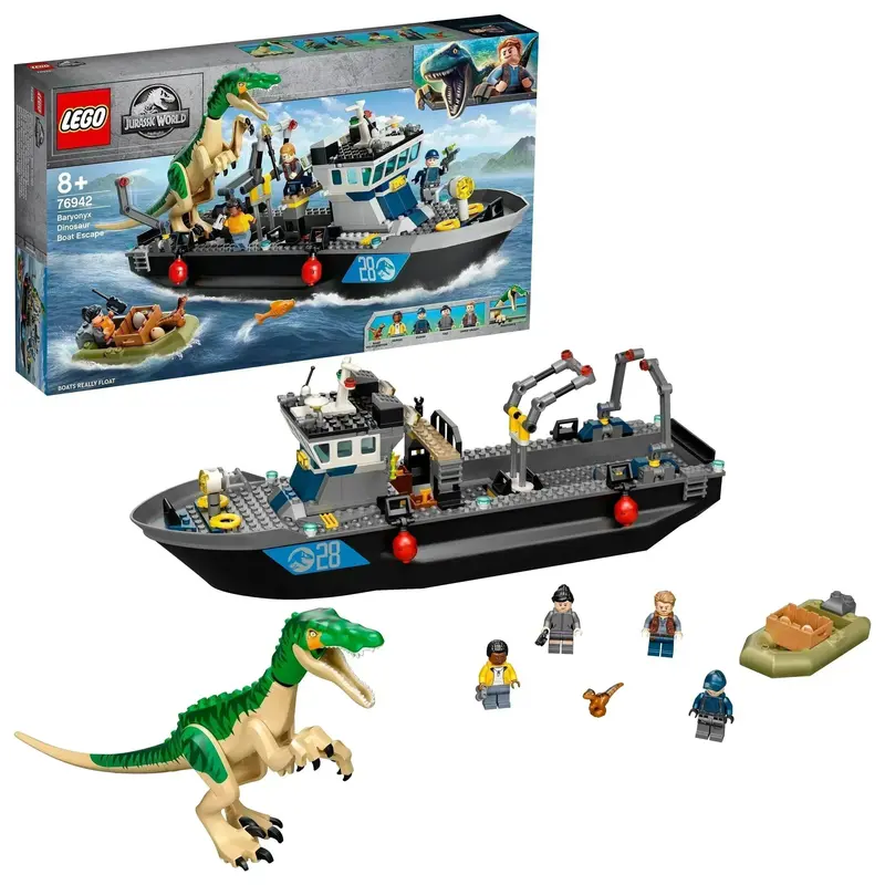 Lego Baryonyx Dinosaur Boat Escape 76942 Jurassic World 1