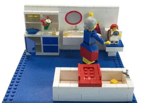 Lego Bathroom 261 Homemaker 1