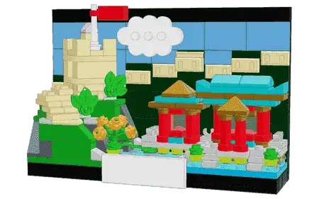 Lego Beijing Postkaart 40520 Creator 1
