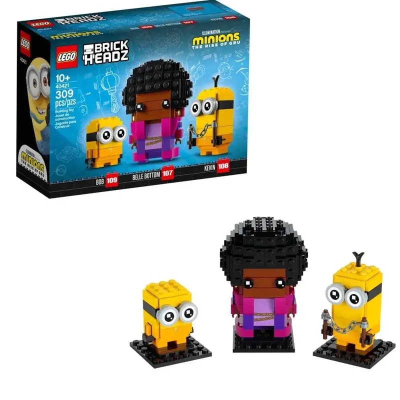 Lego Belle Bottom, Kevin En Bob 40421 Brickheadz 1