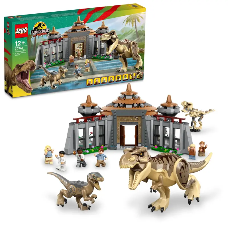 Lego Bezoekerscentrum: T. Rex & Raptor Aanval 76961 Jurassic World 1