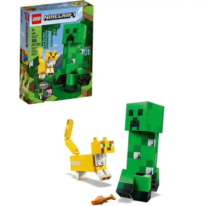 Lego Bigfig Creeper En Ocelot 21156 Minecraft 1