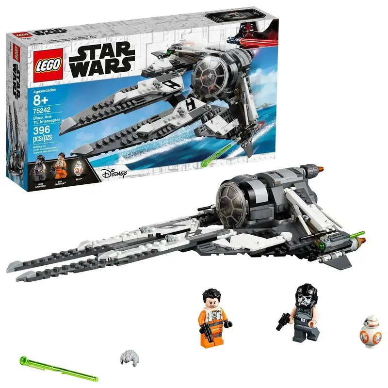 Lego Black Ace Tie Interceptor 75242 Star Wars - Resistance 1