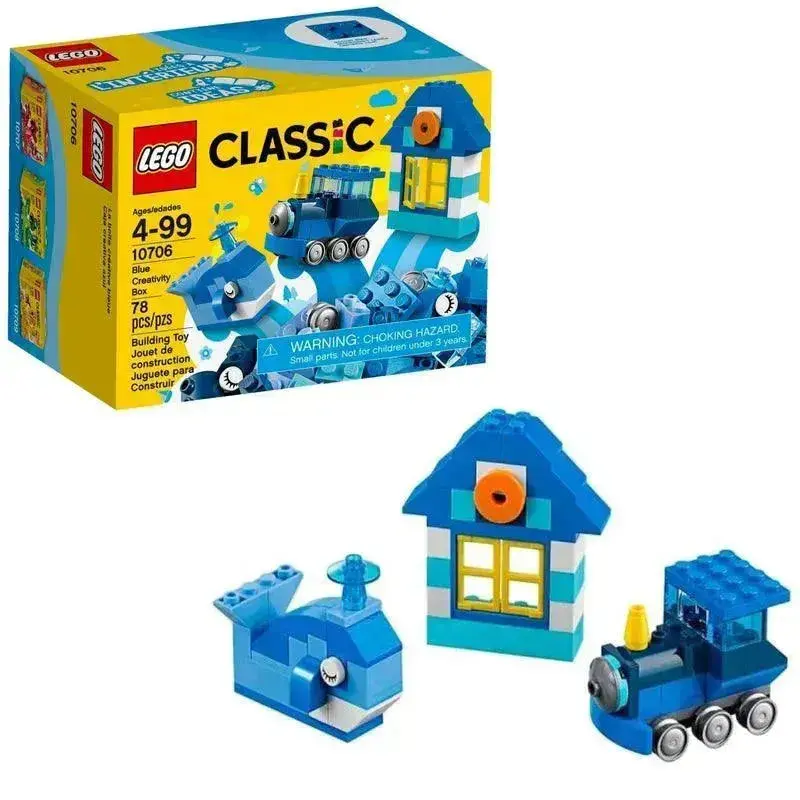 Lego Blauwe Creatieve Doos, 78 Losse Lego Stenen 10706 Classic 1