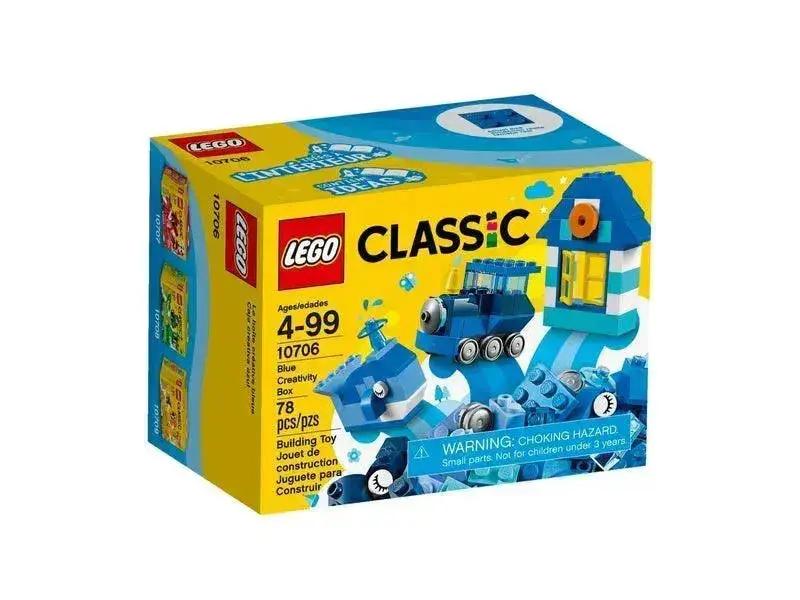 Lego Blauwe Creatieve Doos, 78 Losse Lego Stenen 10706 Classic 2