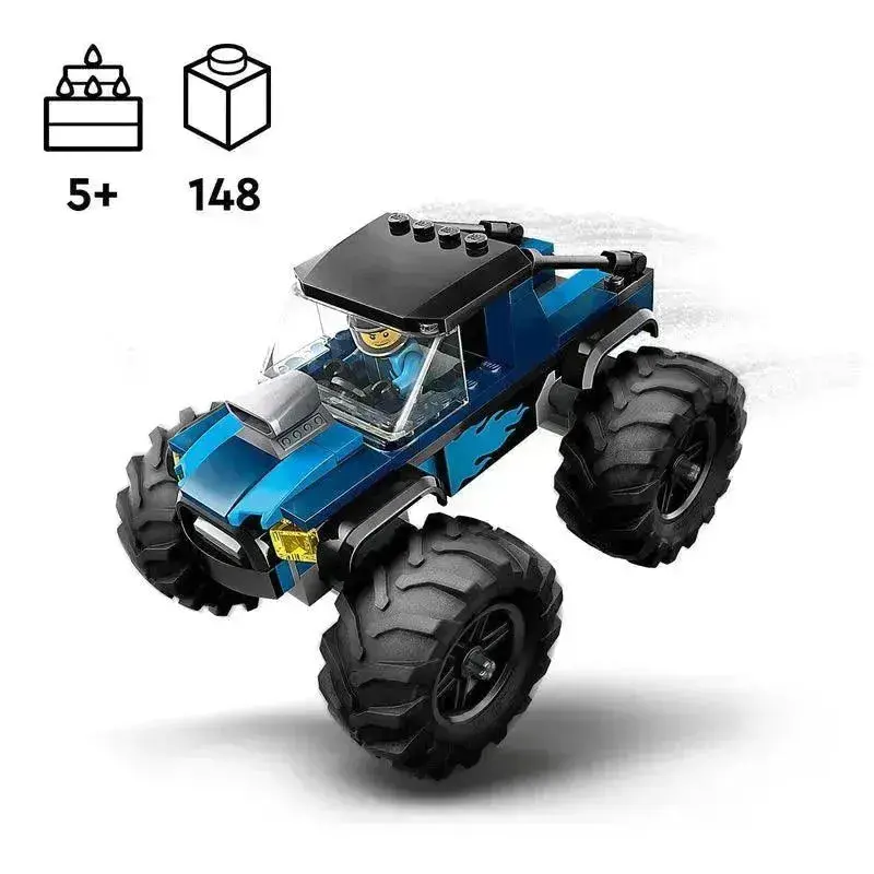 Lego Blauwe Monstertruck 60402 City 2