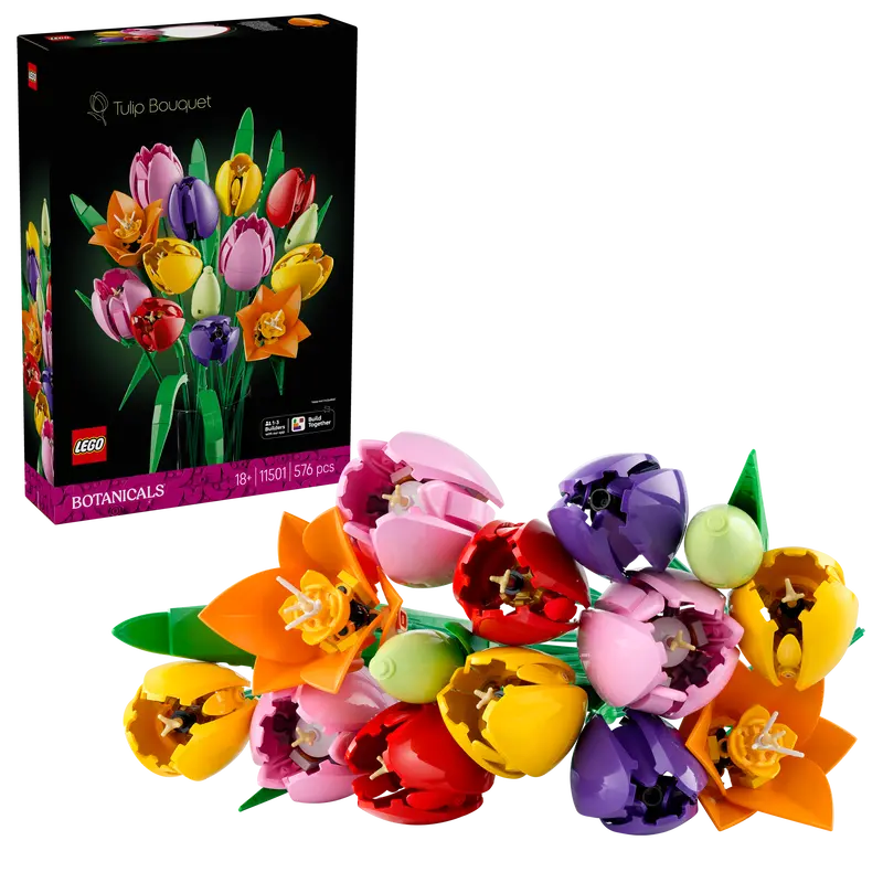 Lego® Botanicals Boeket Met Tulpen - Bloemendecoratie - Bouwset Voor Volwassenen - Cadeautip - 11501 1