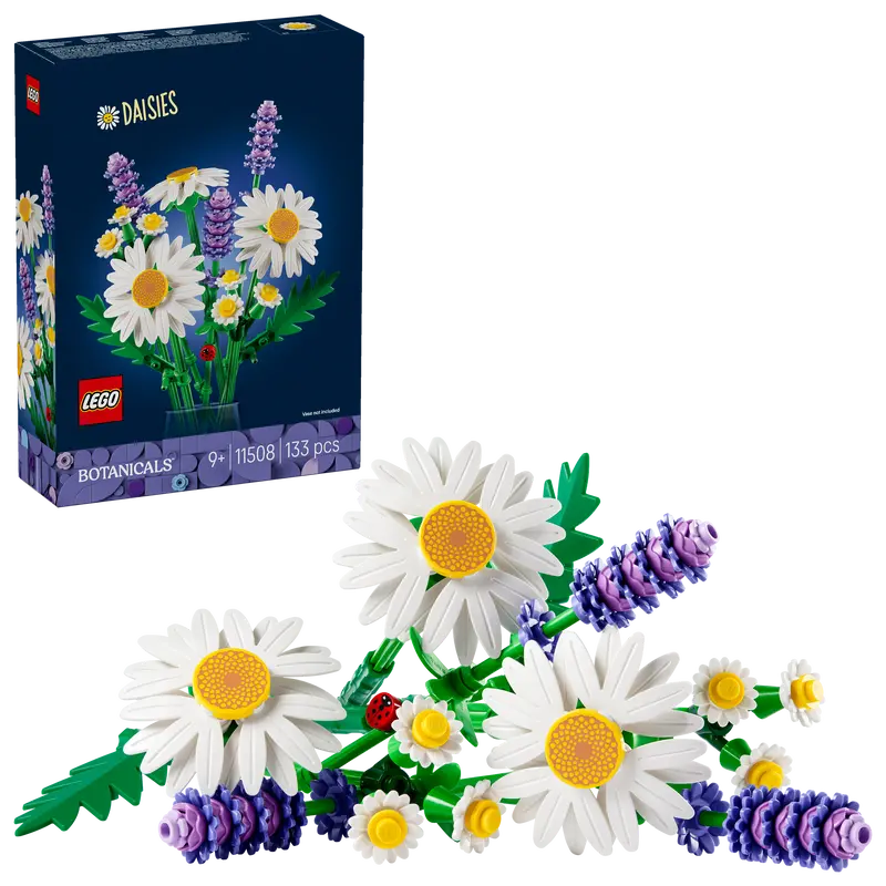 Lego® Botanicals Madeliefjes - Decoratieve Bloemenset Voor Kinderen - Cadeau Voor Meisjes En Jongens 11508 1