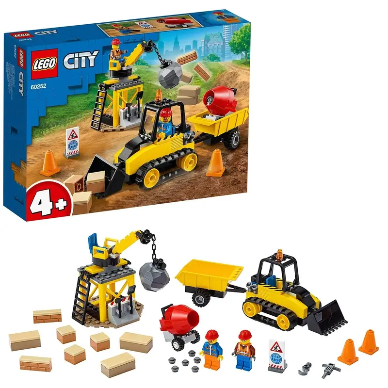Lego Bouw Bulldozer Graafmachine 60252 City 1