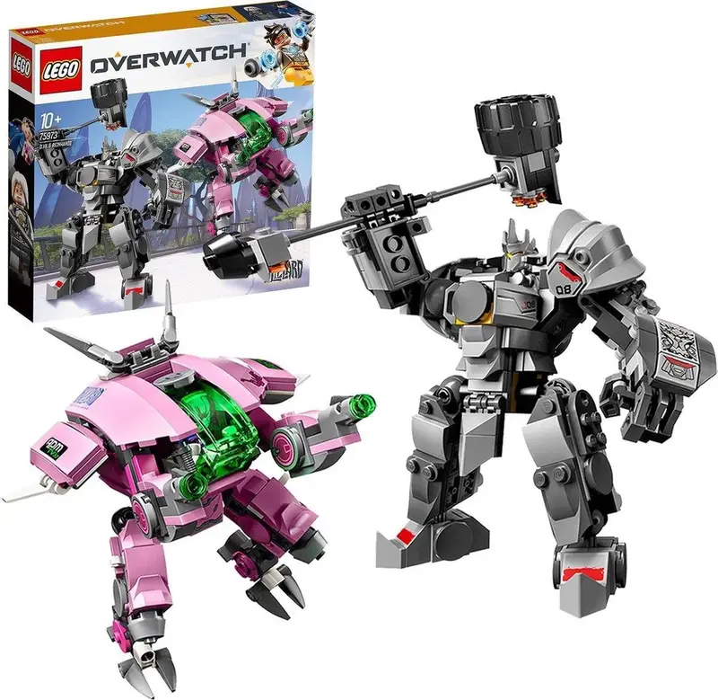 Lego Bouwbare Mecha-Uitrusting D.Va & Reinhardt 75973 Overwatch 1