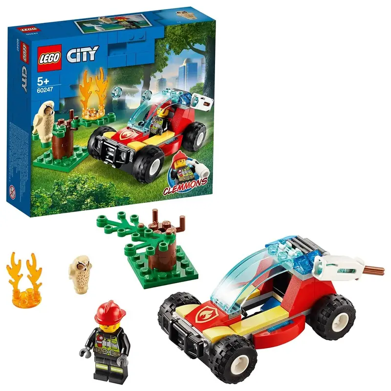 Lego Brandweer Bosbrand Siv Terreinwagen 60247 City 1