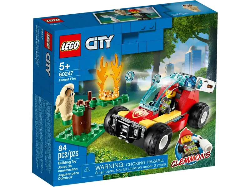 Lego Brandweer Bosbrand Siv Terreinwagen 60247 City 2