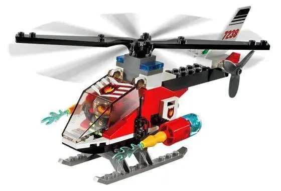 Lego Brandweer Helikopter 7238 City 1