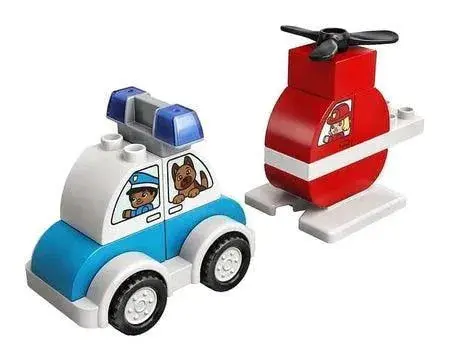 Lego Brandweer Helikopter En Brandweerwagen 10957 Duplo 1
