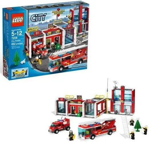 Lego Brandweer Kazerne 7208 City 1