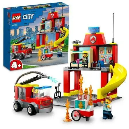 Lego Brandweerkazerne En Brandweerwagen 60375 City 1