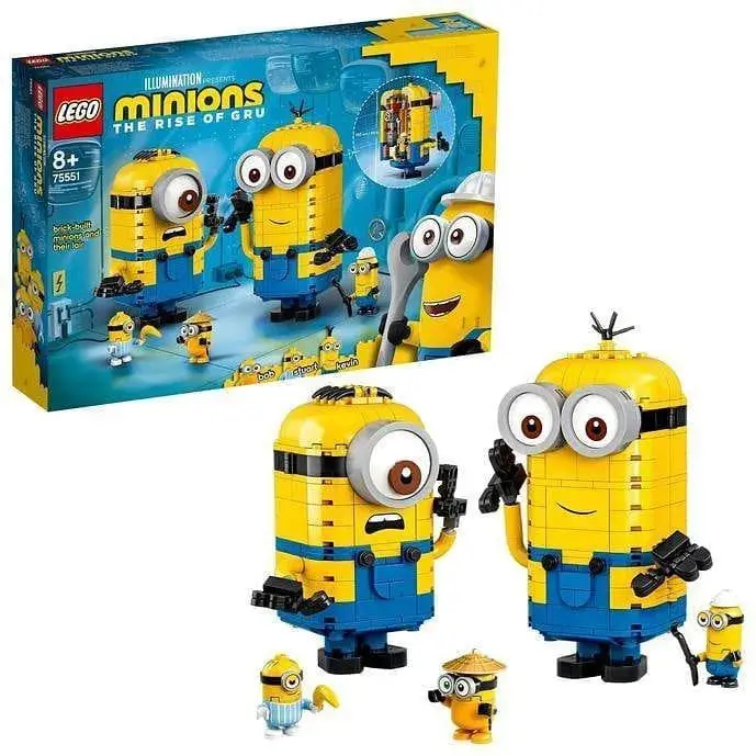 Lego Brick-Built Minions And Their Lair 75551 Minions 1