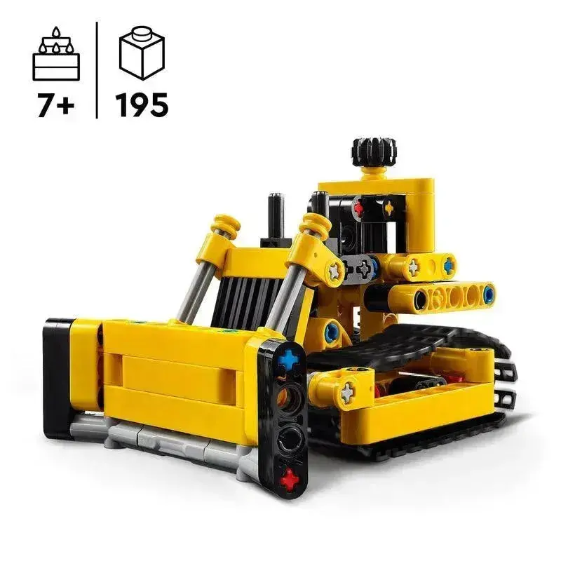Lego Bulldozer Voor Zwaar Werk 42163 Technic 2