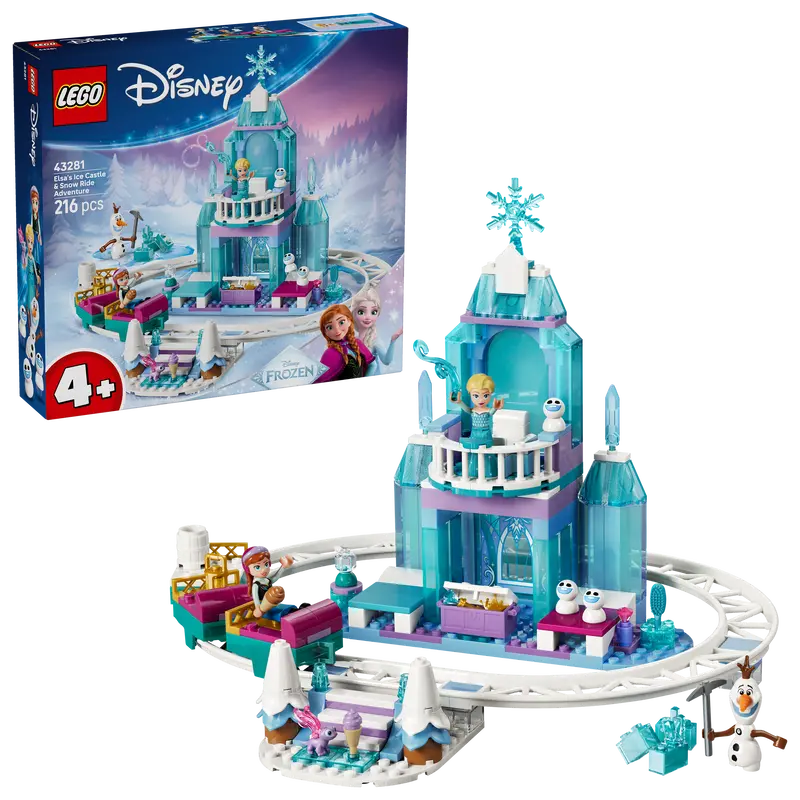 Lego® ǀ Disney Frozen Elsa's Ijskasteel En Sneeuwrit - Bouwset Voor Kinderen Vanaf 4 Jaar - 43281 1