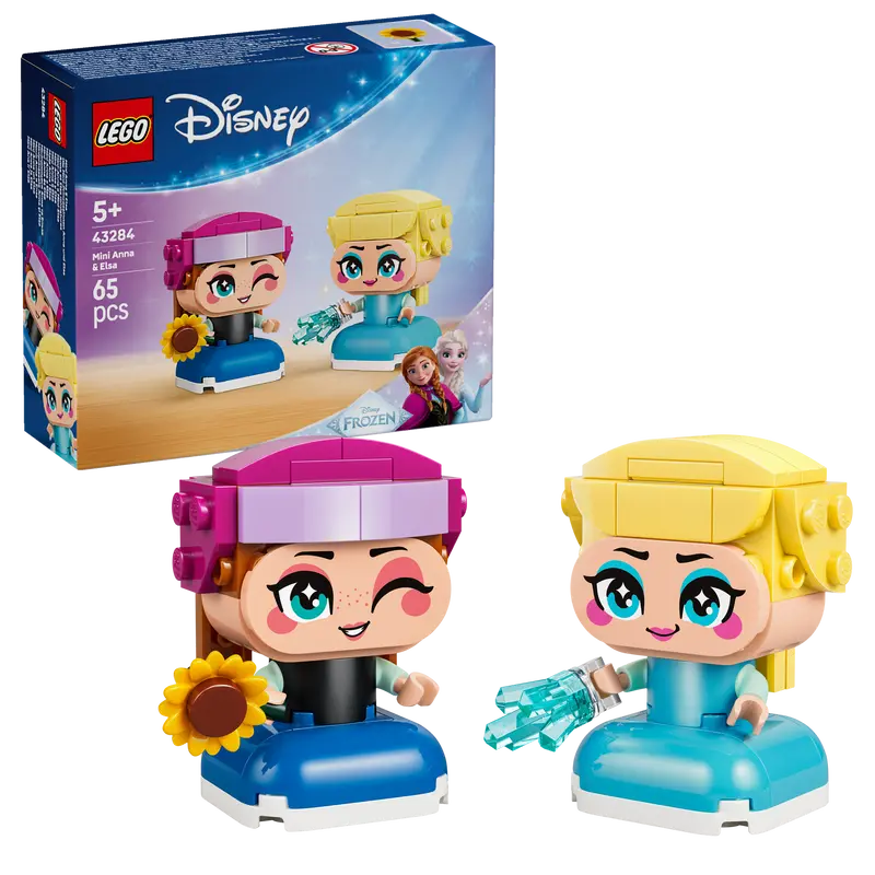 Lego® ǀ Disney Frozen Mini Anna En Elsa - 2 Frozen Bouwfiguren Voor Kinderen Vanaf 5 Jaar - 43284 1