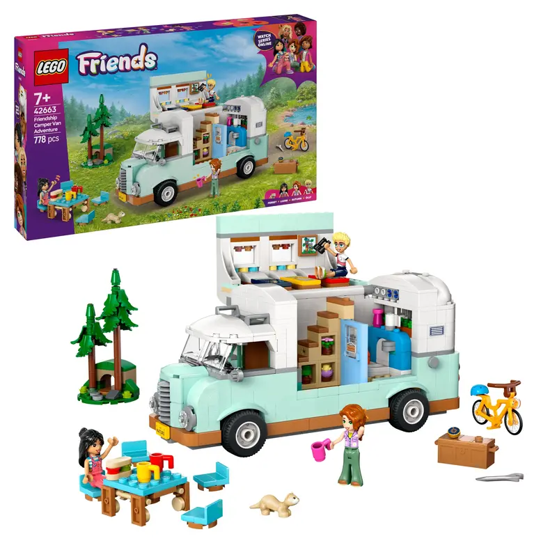 Lego Camper For The Friends 42663 Friends 1