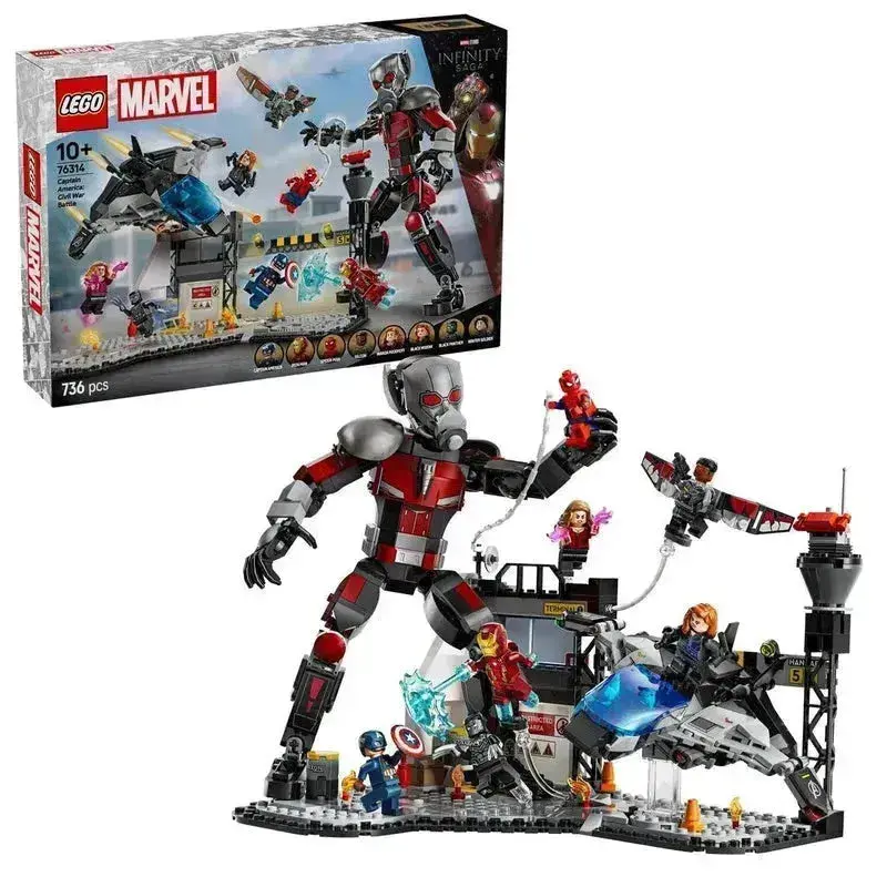 Lego Captain America: Civil War Actiescene 76314 Superheroes 1