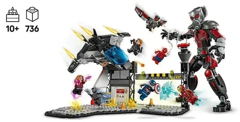 Lego Captain America: Civil War Actiescene 76314 Superheroes 2