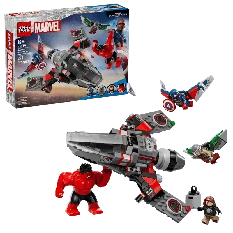 Lego Captain America Vs. Rode Hulk Duel 76292 Superheroes 1