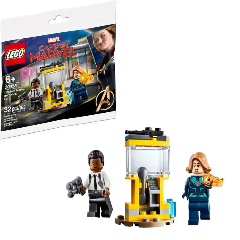 Lego Captain Marvel En Nick Fury 30453 Marvel Super Heroes 1