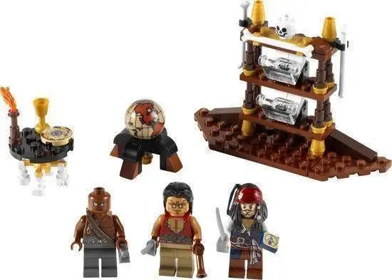 Lego Captain's Cabin 4191 Pirates Of The Caribbean 1