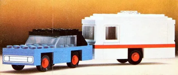 Lego Car And Caravan 656 Legoland 1