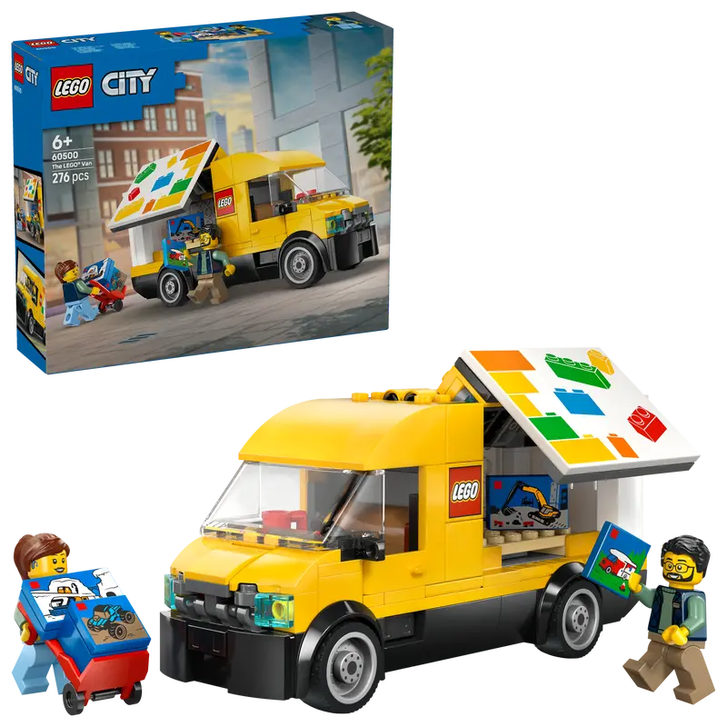 Lego® City: De Lego Bestelwagen - Bouw- En Speelset Voor Autofans Vanaf 6 Jaar - Met 2 Minifiguren - 60500 1
