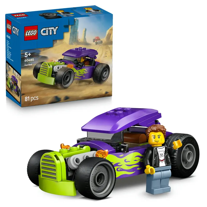 Lego City Hot Rod Raceauto Auto Bouwpakket Met Speelgoed Voor Kinderen 60485 1