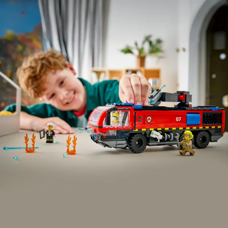 Lego® City Luchthaven Brandweertruck - Bouwset Met Reddingsvoertuig Voor Jongens En Meisjes Vanaf 7 Jaar - 60499 2