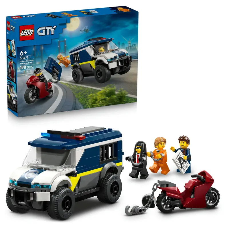 Lego® City Politie Gevangenentransport - Politiespeelgoed Voor Jongens En Meisjes Vanaf 6 Jaar - 60479 1