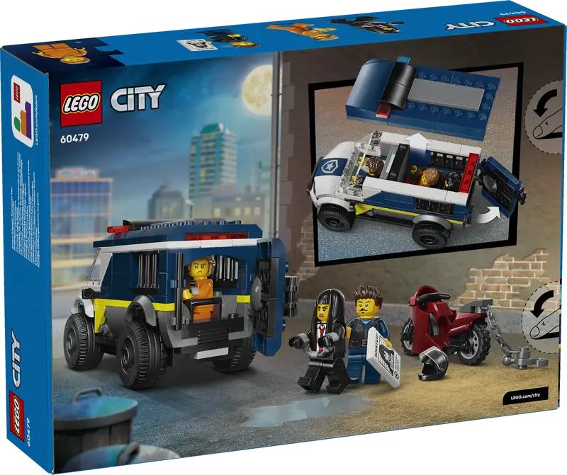 Lego® City Politie Gevangenentransport - Politiespeelgoed Voor Jongens En Meisjes Vanaf 6 Jaar - 60479 2