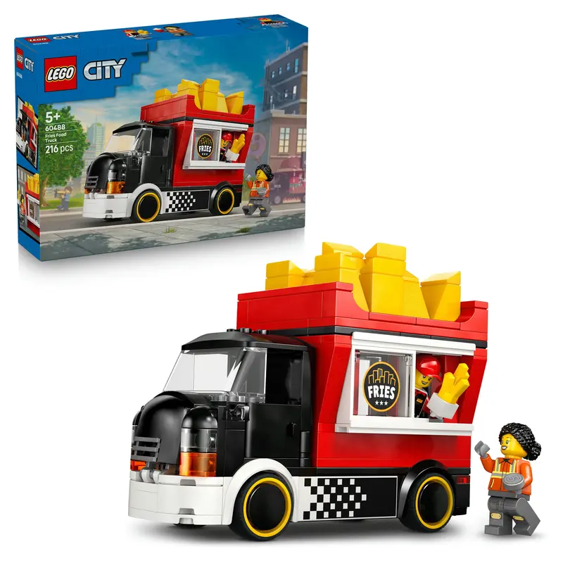 Lego® City Snackbartruck - Bouw- En Speelset Met Etensaccessoires Om Te Doen Alsof - 60488 1