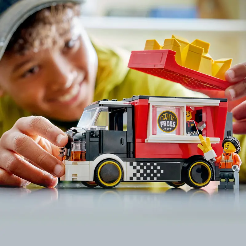 Lego® City Snackbartruck - Bouw- En Speelset Met Etensaccessoires Om Te Doen Alsof - 60488 2