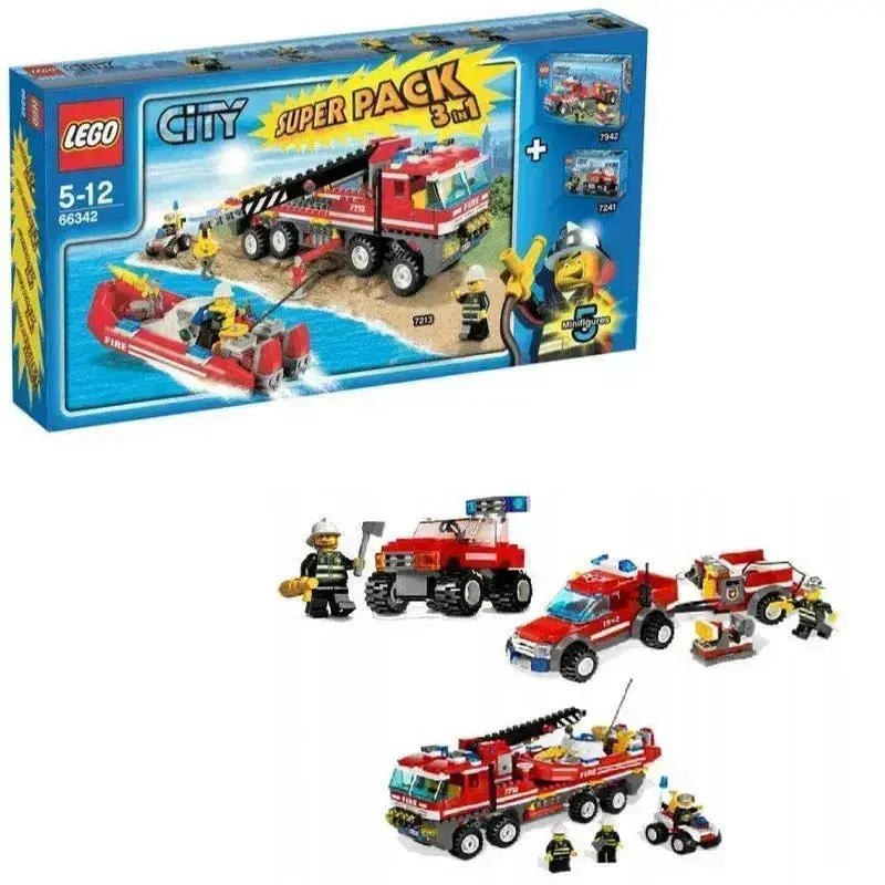 Lego City Super Pack 3 In 1 66342 City 1