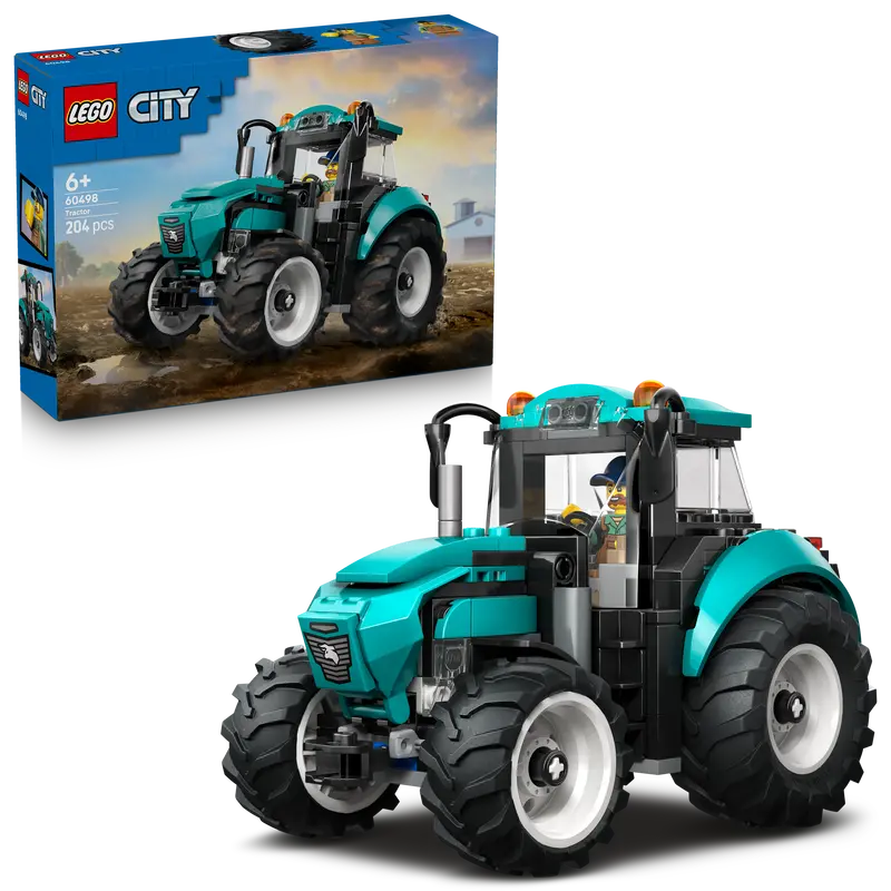 Lego® City Tractor - Boerderijspeelgoed Met Een Minifiguur Van Een Boer - Cadeau Voor Kinderen Vanaf 6 Jaar - 60498 1