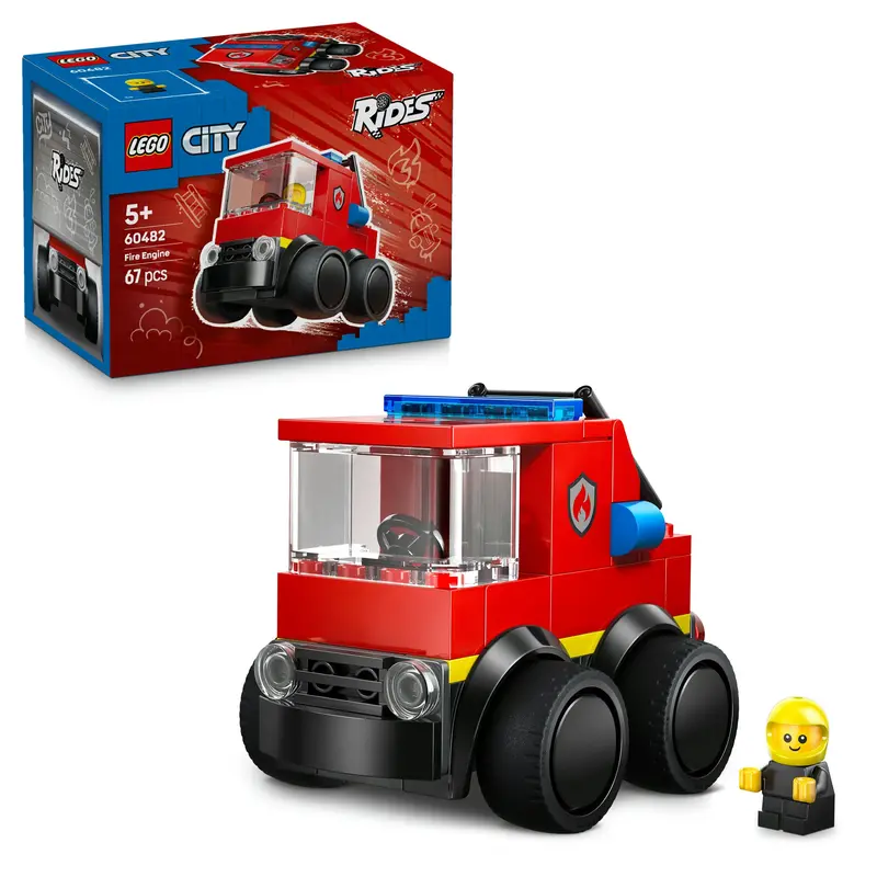 Lego City Voertuigen – Brandweerwagen Speelgoed Voor Kinderen 60482 1