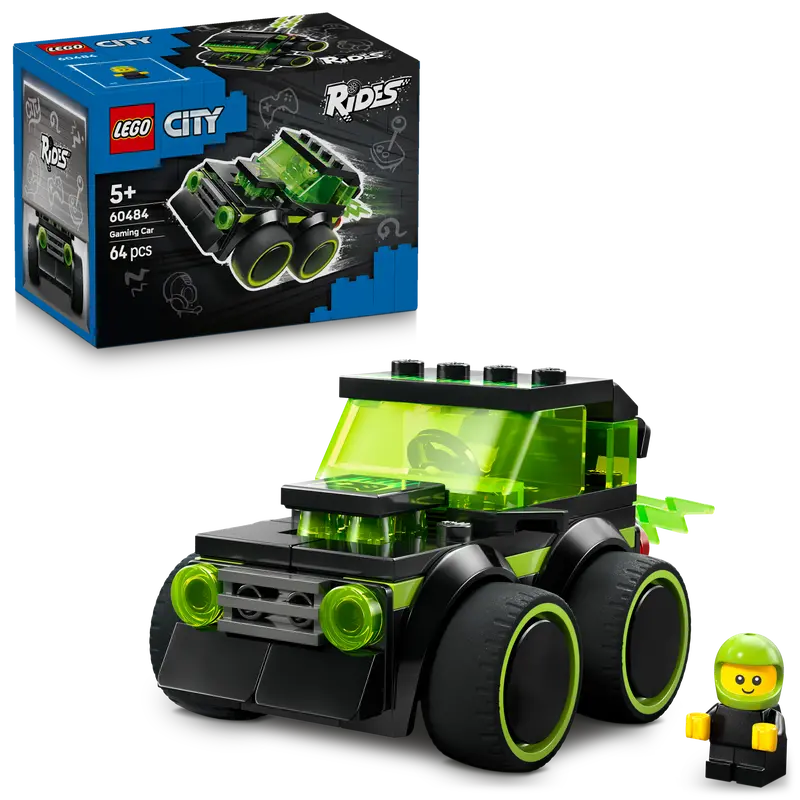 Lego® City Voertuigen – Gaming Raceauto – Modelautoset – Racespeelgoed Met Minifiguur Van Coureur – 60484 1