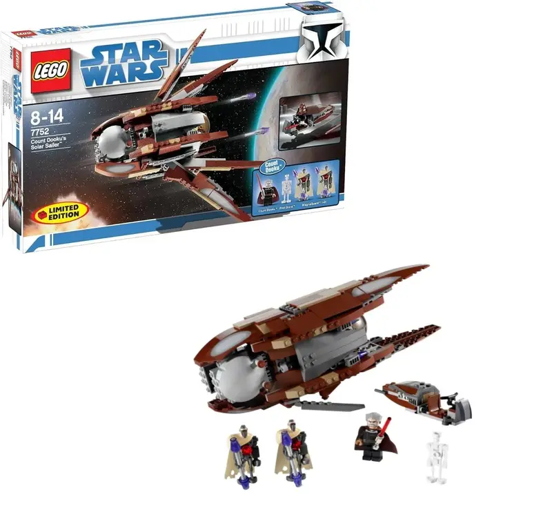 Lego Count Dooku's Solar Sailer 7752 Starwars 1