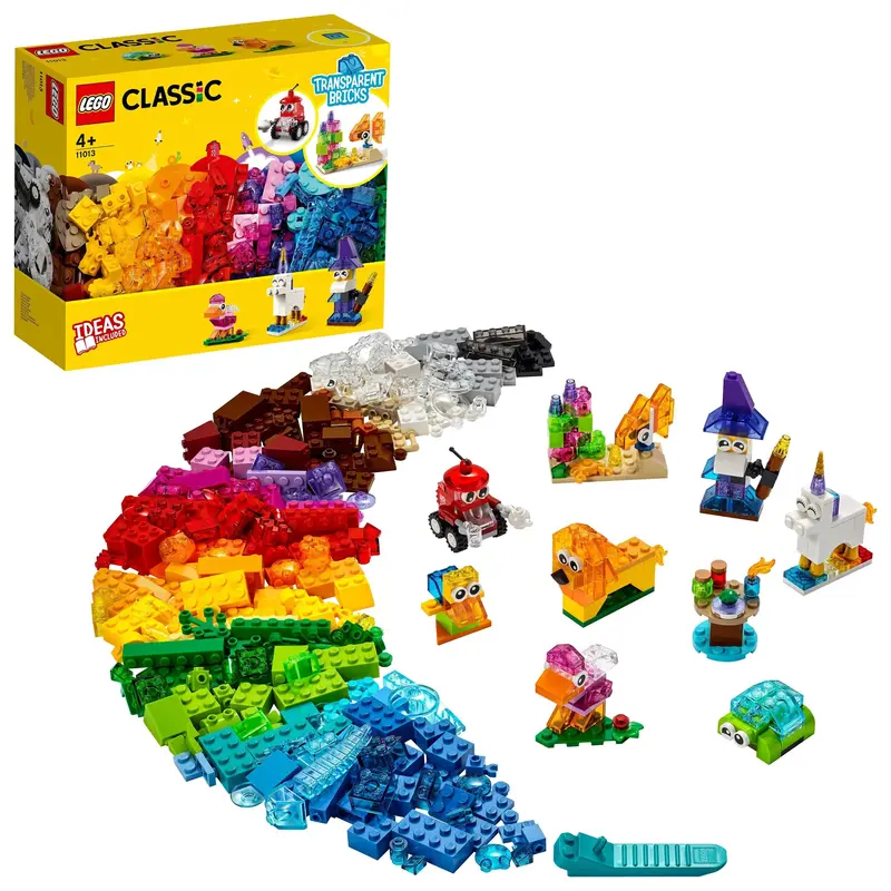 Lego Creative Transparent Bricks 11013 Classic 1
