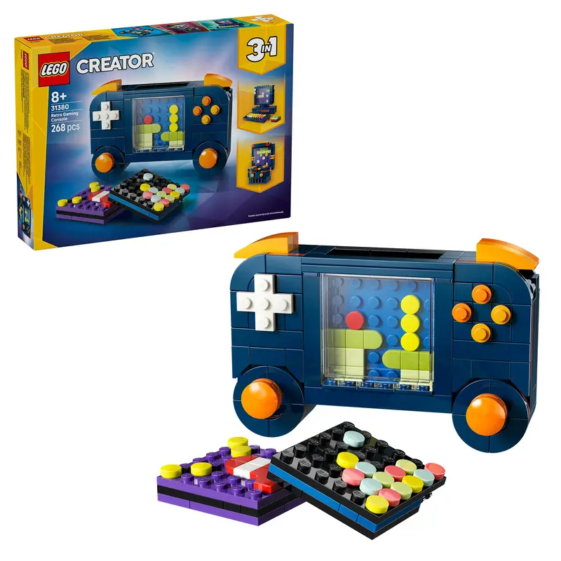 Lego® Creator 3In1 Retro Spelcomputer Speelgoedmodel - Bouw Om Tot Desktop Of Speelautomaat - 31380 1